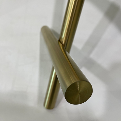 Brass Color on Stainless Steel